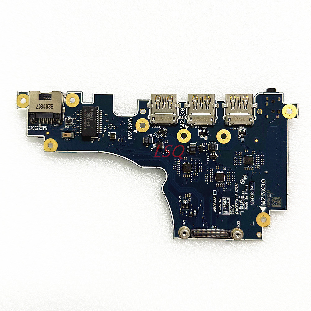 HP Zbook Fury 17 G7 G8USB บอร์ดเสียงพอร์ตสุทธิ LS-K775P