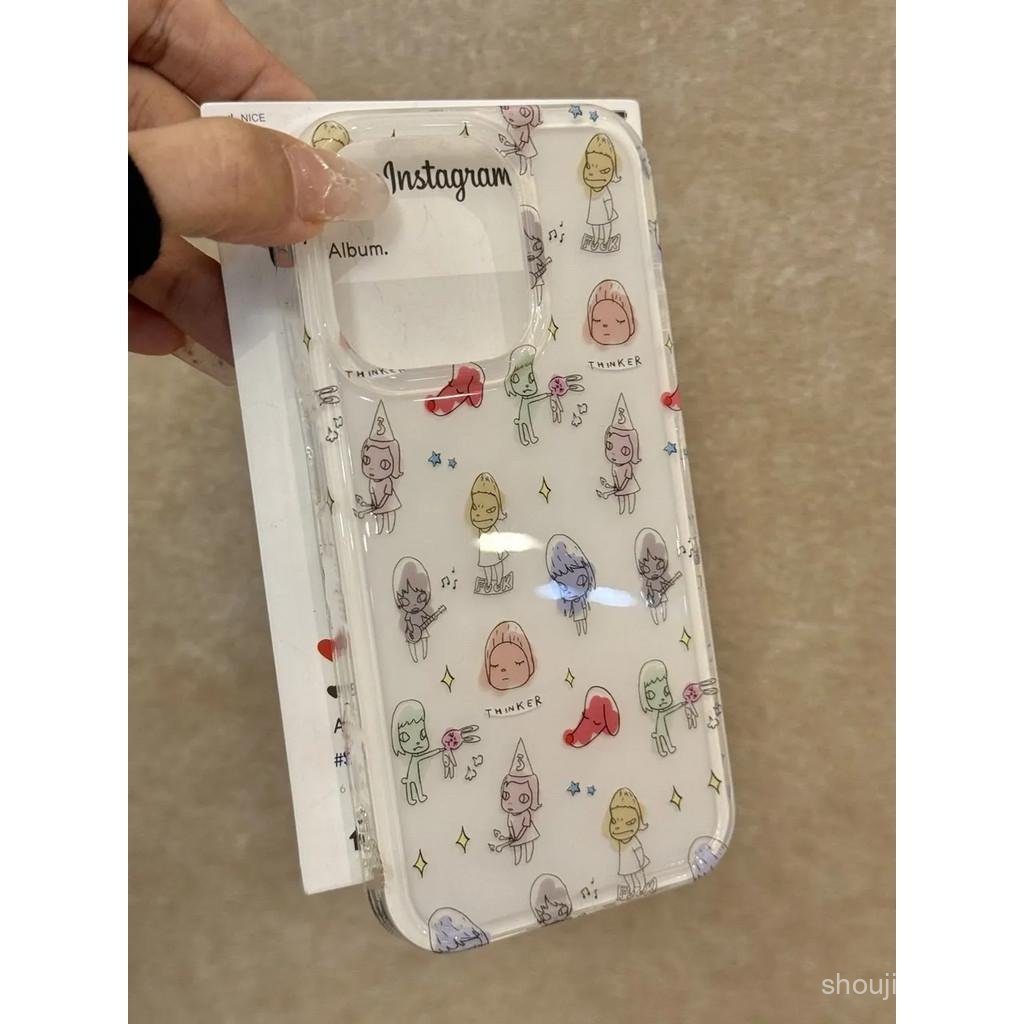 Yoshitomo Nara Music Elements IMD เคสโทรศัพท์สองชั้นสําหรับ Samsung A53 A12 A72 A30 A06 A03s A35 A73