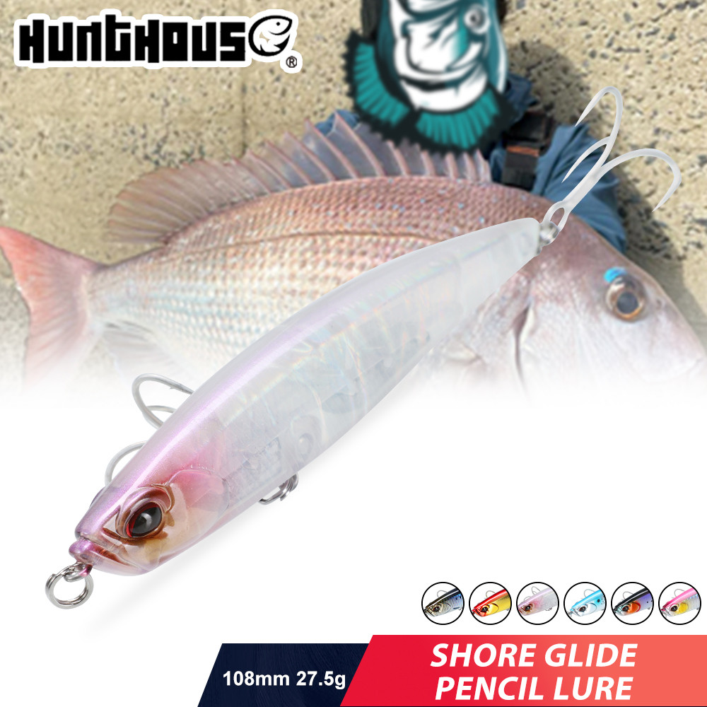 ดินสอตกปลา HUNTHOUSE HARD SINKING ขนาด 108 มม. / 27.5 กรัม เหมาะสำหรับการตกปลากบและpike