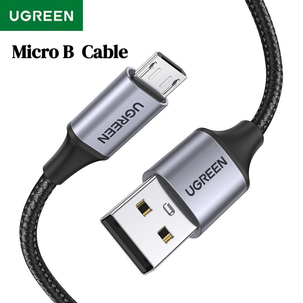 UGREEN สาย MicroUSB Micro USB เป็น USB 2.0 Fast 2A สายชาร์จข้อมูลสําหรับโทรศัพท์มือถือ Android