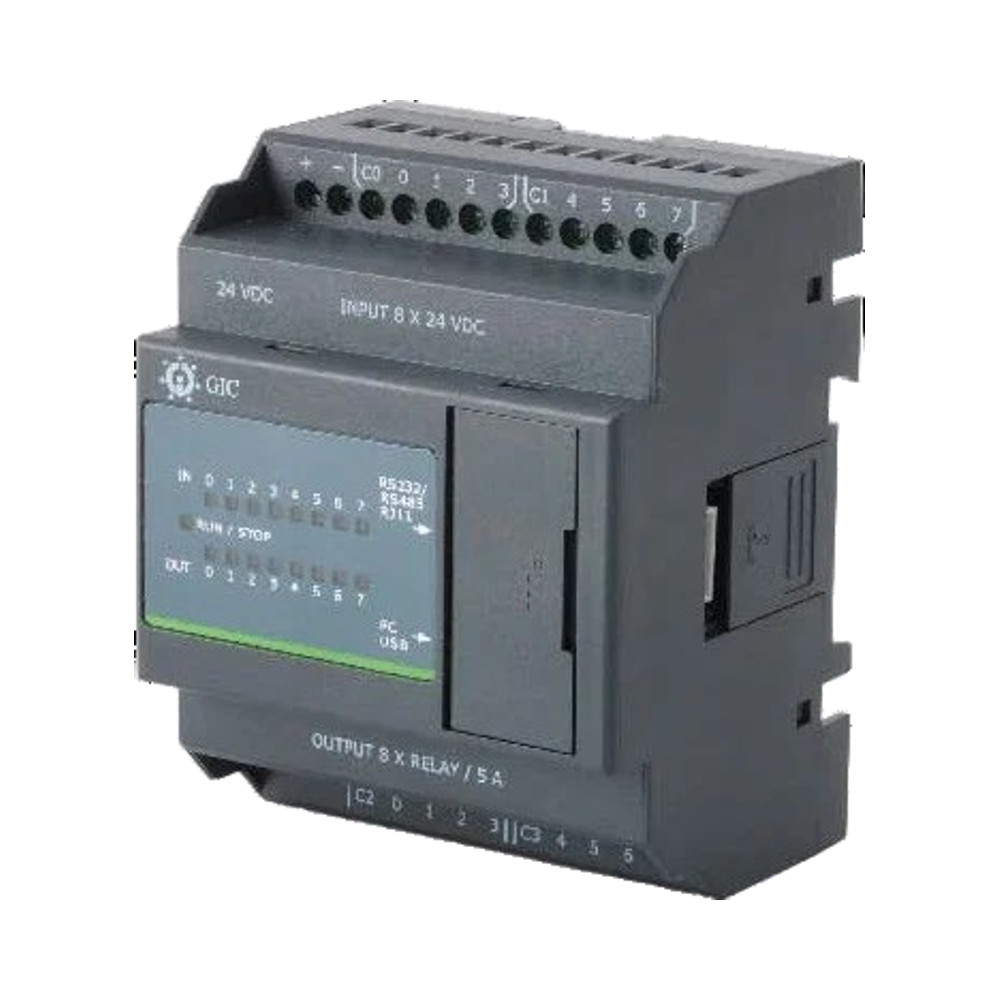 ใหม่ MINI PLC PL-100 รุ่น PC10BD14006D1 ฐานรุ่นพร้อมการเขียนโปรแกรม PLC RS485 112 I/O 24VDC