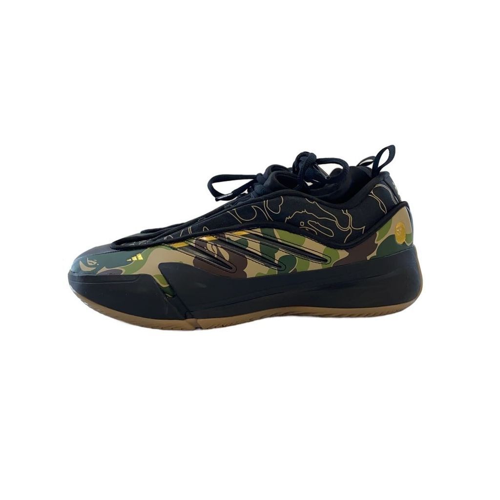 Adidas low-cut sneakers BAPE DAME9_BAPE Dame 9 27cm Black Direct from Japan Secondhand