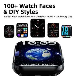 GOOJODOQ FB059 Smartwatch 1.83-inch Display Screen All-weather Health and Exercise Monitoring Intelligent Reminders
