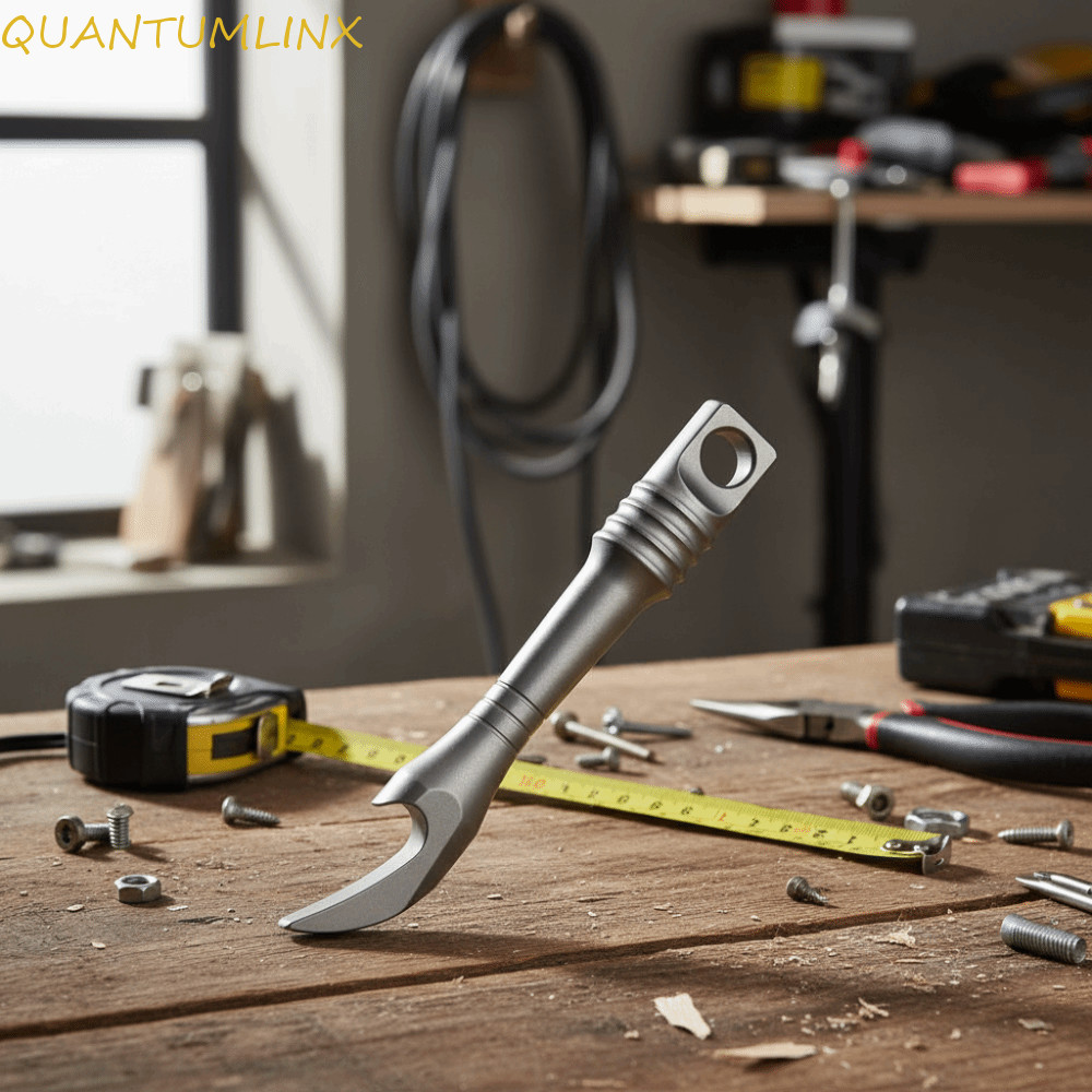 QUANTUML มินิพวงกุญแจ,ไทเทเนียมมินิขนาด EDC เครื่องมืออเนกประสงค์, กระเป๋าเครื่องมือ Multi-Functiona