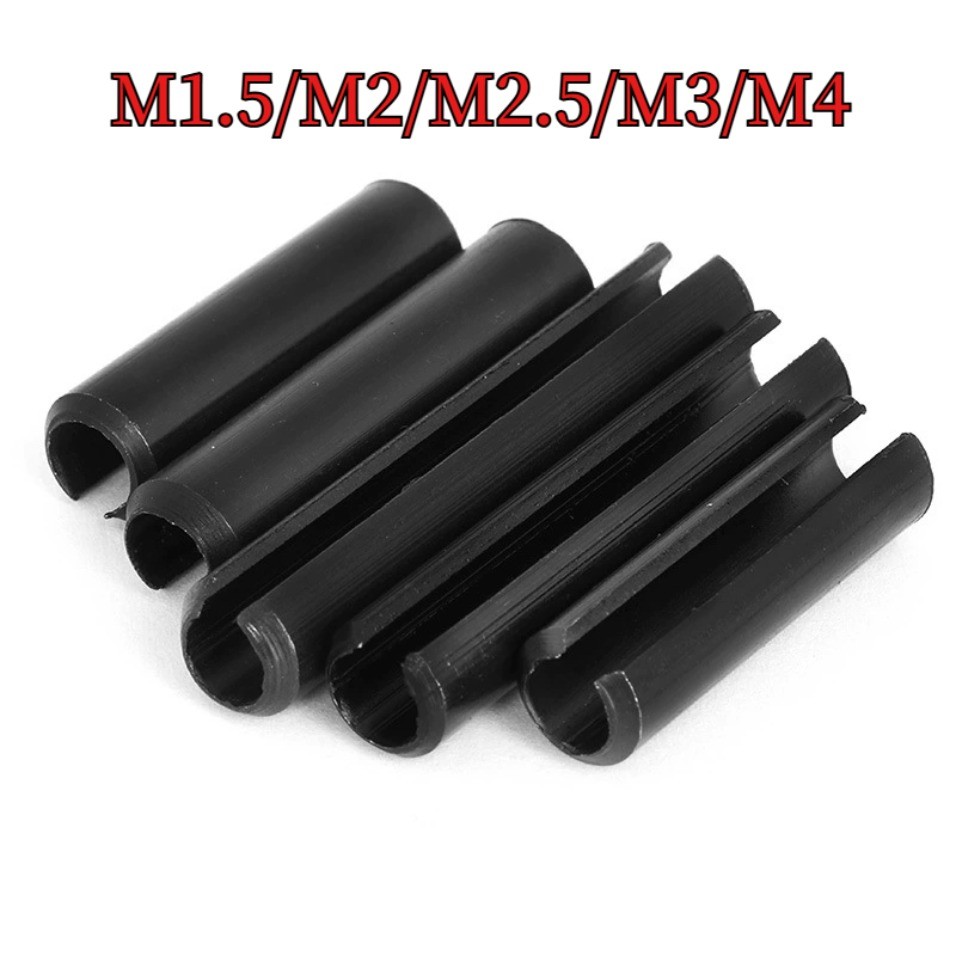 [FWM] 65mn แมงกานีสสีดํายืดหยุ่นขาทรงกระบอกเปิดฤดูใบไม้ผลิ Pin Hollow Pin M1.5/M2/M2.5/M3/M4