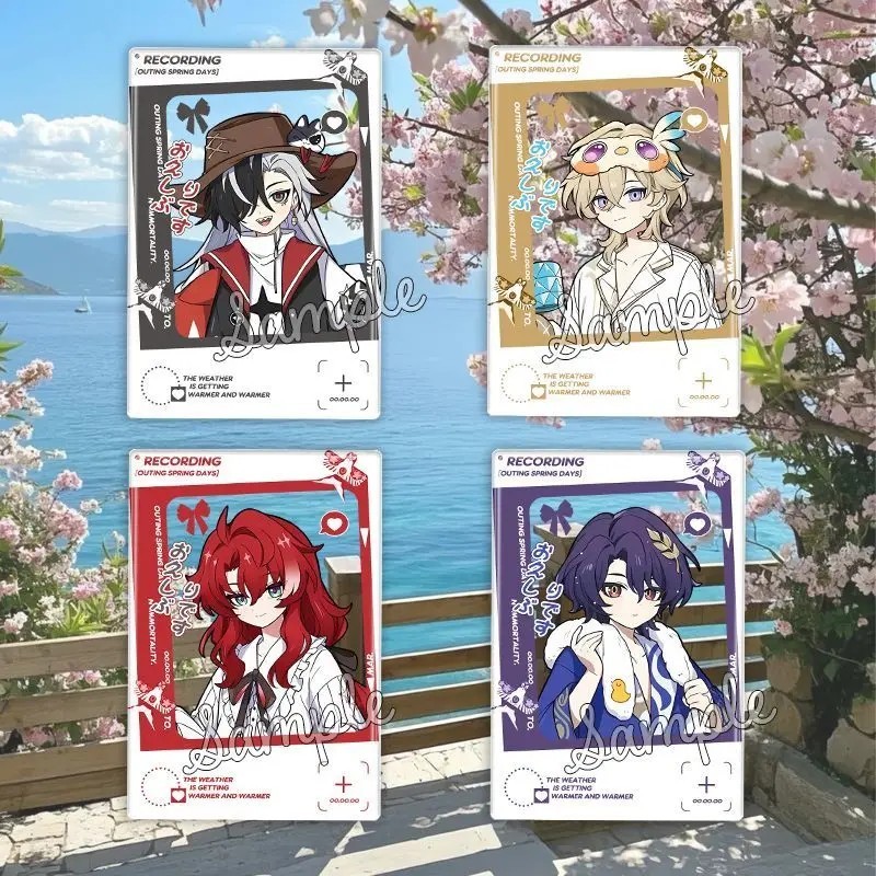 Dr. ตัวอักษร Honkai Star Rail พวงกุญแจ Ratio Aventurine Boothill Argenti โปร่งใส micha อะคริลิคเกม H