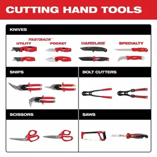 Milwaukee 48-22-1505 FASTBACK™ 6ใน1 มีดยูทิลิตี้พับเครื่องมือมือ