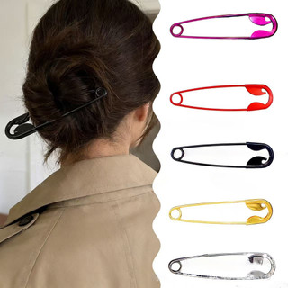 European American Simple Silver Pin Metal Hairpin Unique Cool Style Unique Coil Hairpin