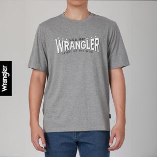 WRANGLER เสื้อยืดแขนสั้นผู้ชาย ทรง Regular รุ่น WR S126MTSSF…