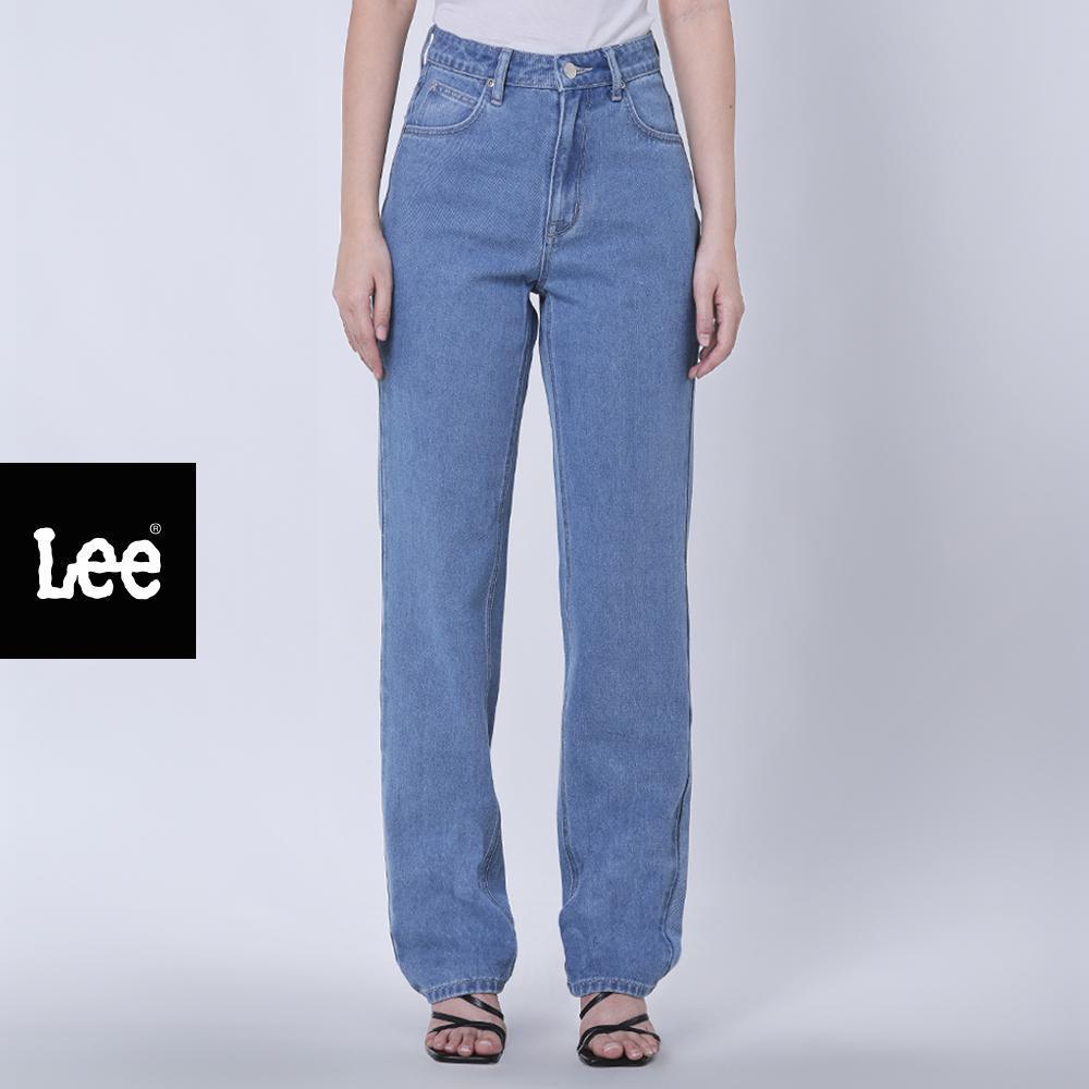 LEE กางเกงยีนส์ผู้หญิง เอวกลาง ทรงตรง Straight รุ่น LE F125WSTRC14 สียีนส์อ่อน