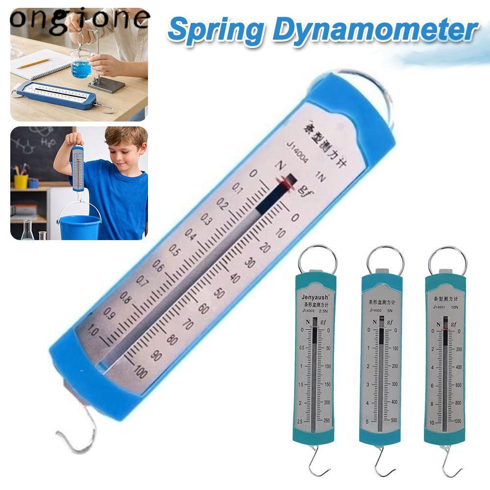 เครื่องชั่งสปริง ONGIONE, 1N 2.5N Spring Dynamometer, อ่านง่าย 10N Scale 5N Trigger Pull Gauge ฟิสิกส์ Study
