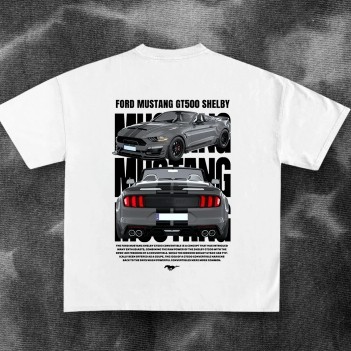 เสื้อแข่ง Ford Mustang Gt500 Shelby Convertible