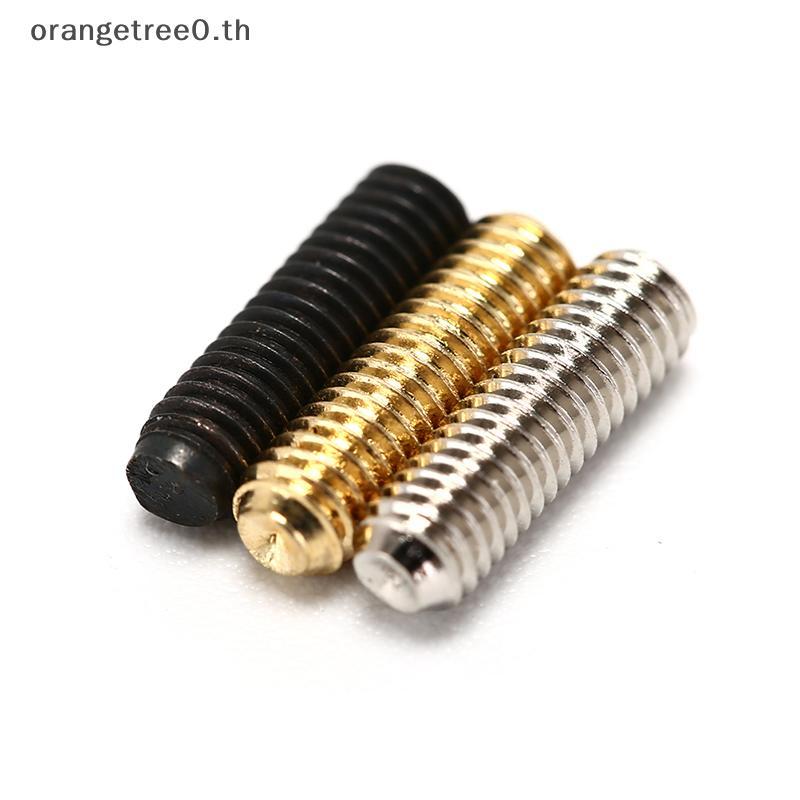 หรือ 12PCS Electric Bass กีตาร์สะพานอานหกเหลี่ยมสกรู Tremolo Bridge Hex สกรู oe