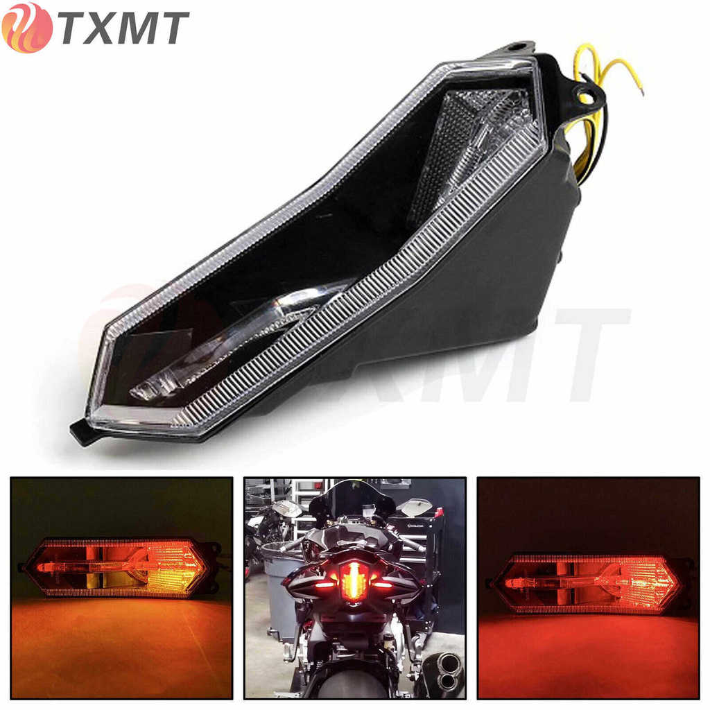 เหมาะสําหรับ Yamaha R6 YZF-R1 R1S R7 LED ไฟท้ายด้านหลังไฟเบรคไฟเลี้ยวรวมประกอบ