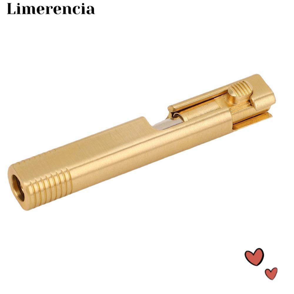LIMERENCIA Mini Ballpoint Pen, Brass Replacement Ink Ballpoint Pen,ทนทานขนาดกะทัดรัด EDC Pen Writing