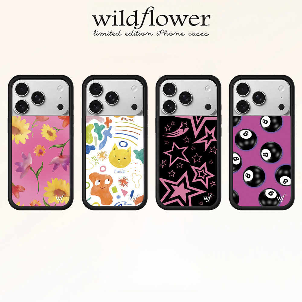 ซุปเปอร์สตาร์ เบอร์ 8 บิลเลียดดอกไม้ป่าเคสโทรศัพท์เหมาะสําหรับ Apple iPhone 17/16/15//14/13 Pro Max 