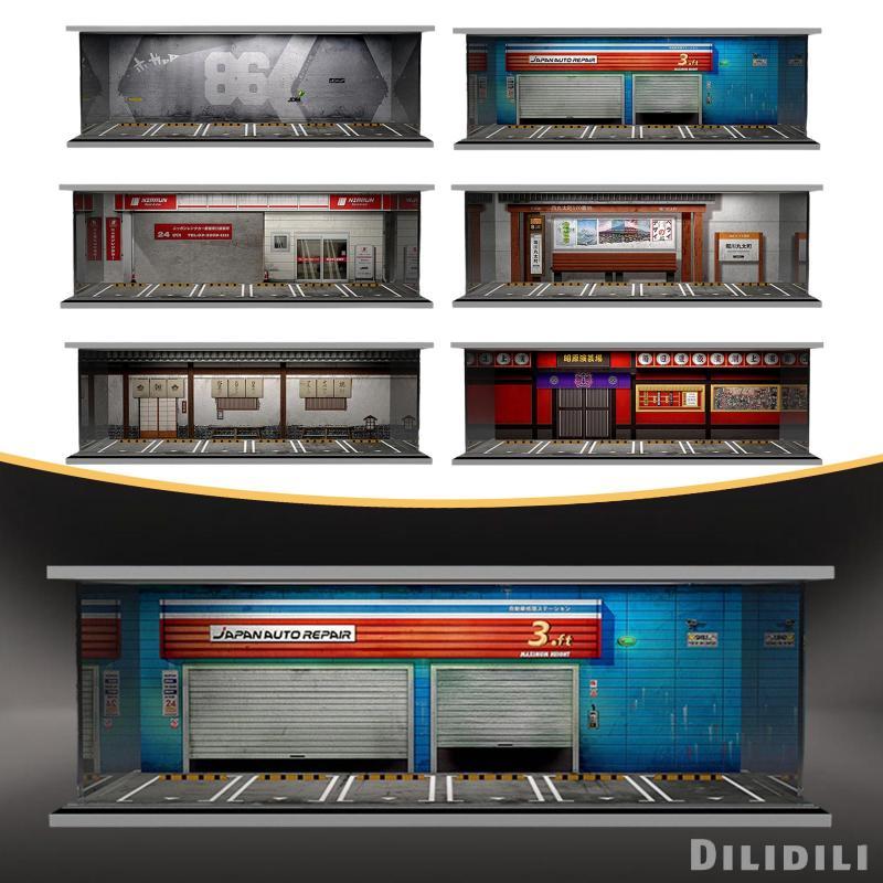 [ดิดิไล] 1:64 Scale Model Car Show Case Storage Box Collectible Display Showcase for