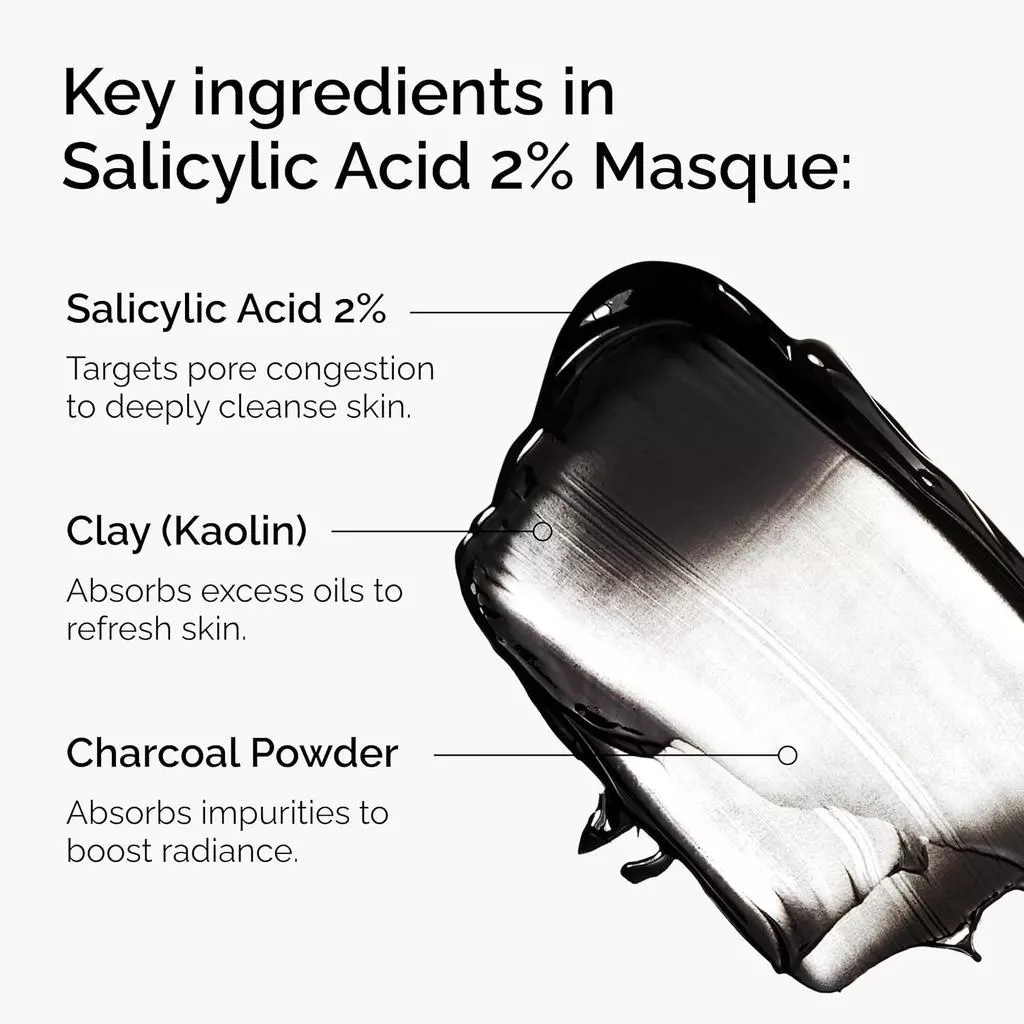 The Ordinary Salicylic Acid 2% Masque 50ml มาส์กลดสิวอุดตัน ลดความมัน สิวหัวดำ รูขุมขนกว้าง ของแท้ ราคา ถูกที่สุด ดีลบีเคเค แกลเลอรีภาพที่ 4