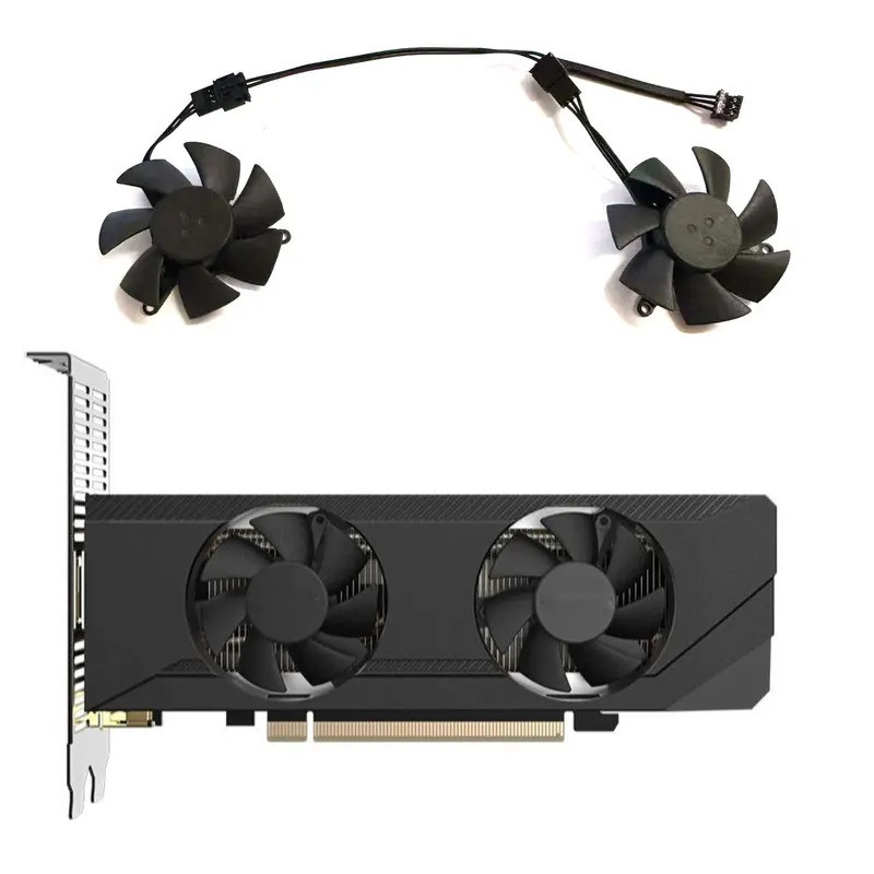 GA51S2H 0.18A 46 มม.3PIN GPU พัดลมสําหรับ Gigabyte GeForce RTX 3050 OC โปรไฟล์ต่ํา 6G กราฟิกการ์ด