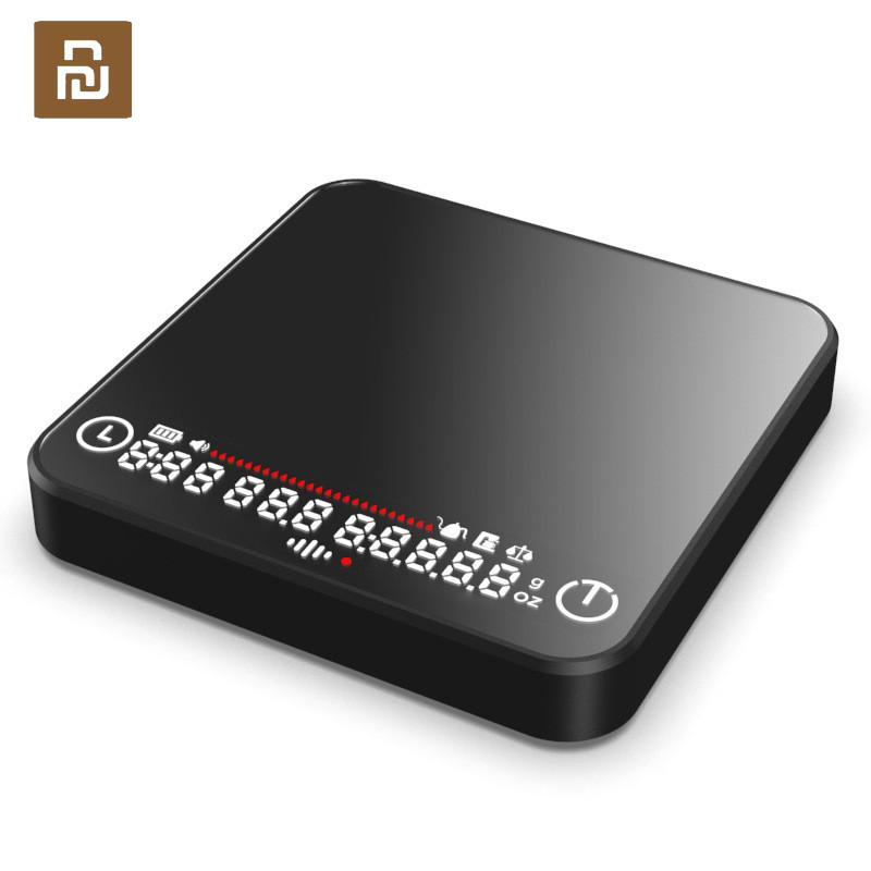 YouPin Timer Kitchen Scale Precision Electronic Scales with Timer LED Digital Balance Weight Food We