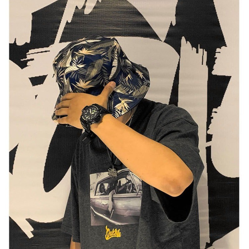 bucket hat big size 62 cm outdoor cotton women and men summer sun hat หมวกบัคเก็ต มีให้เลือก 4 สี ใส่ได้สบายระบายอากาศดี ราคา ถูกที่สุด ดีลบีเคเค แกลเลอรีภาพที่ 9