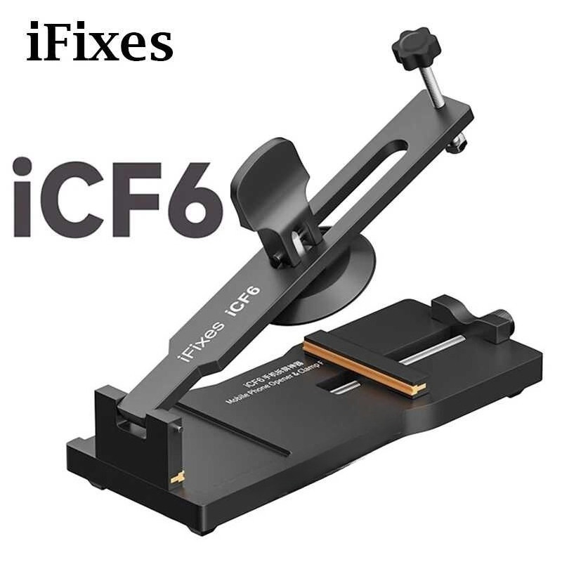 ifixes iCF6 Heating-free โทรศัพท์มือถือหน้าจอเปิดติดตั้งพร้อม Strong Sucktion Cup แบบพกพาปรับจอแสดงผล LCD Removal Clamp