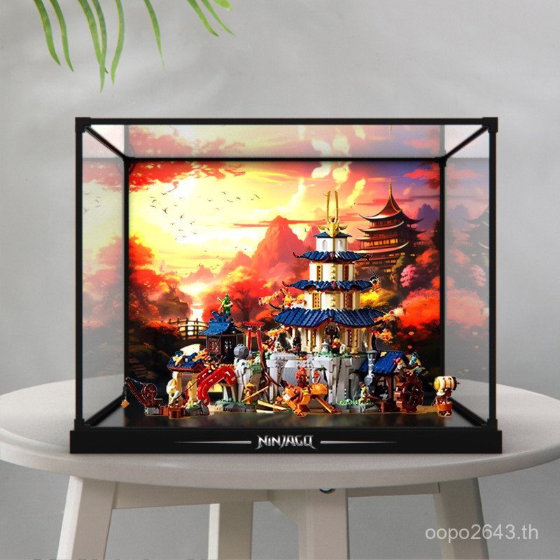 71814 Chengle Arena Frame lego High Phantom กล่องเก็บของที่เหมาะสมรุ่น Ninja Temple Series Alloy 799