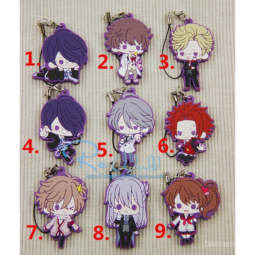 สินค้าใหม่ [Clearance] Japanese Order Bulk Rubber Pendant Brothers Conflict Brothers War All 9 UVCN