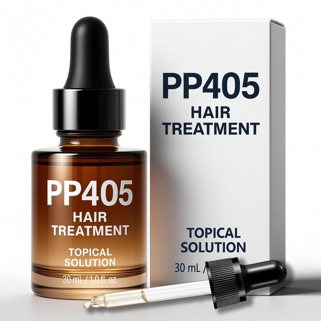PP405 Hair Treatment Dropper Oil - สําหรับผู้ชายและผู้หญิง Thinning & Receding Hair, บํารุงหนังศีรษะ