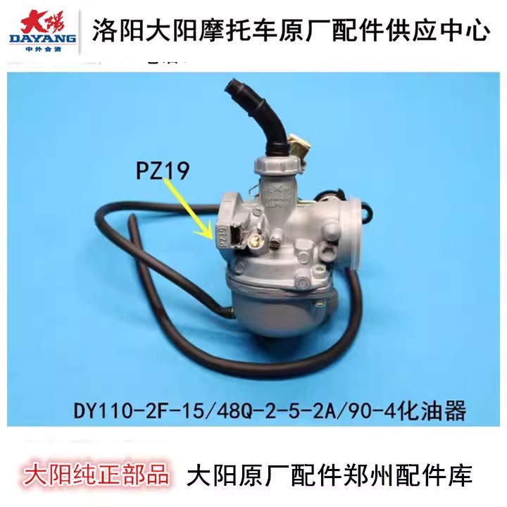 Dayang อุปกรณ์มอเตอร์ไซค์ DY110-2F-15/48Q-2-5-2A สองล้อสามล้อคาร์บูเรเตอร์สากล PZ19