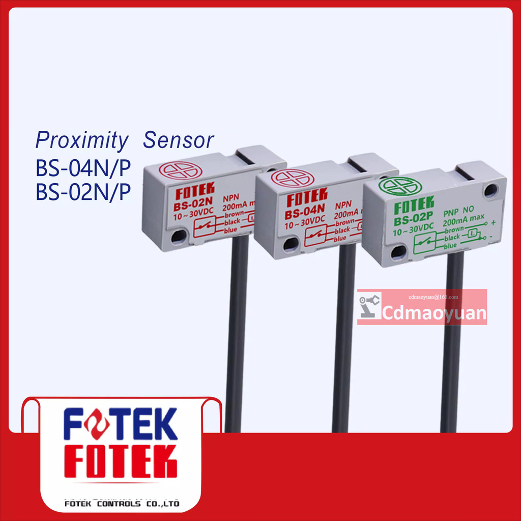 FOTEK BS-02N BS-02NB BS-02P BS-02PB BS-04N BS-04P BS-04NB BS-04NB BS-04PB Proximity Switch
