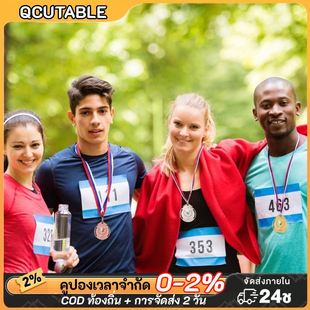 30 ชิ้น 2 นิ้ว 1st 2nd 3rd รางวัลเหรียญคอริบบิ้นทองเงิน Bronze รางวัลรอบทองรางวัลสําหรับเด็กกีฬาการป