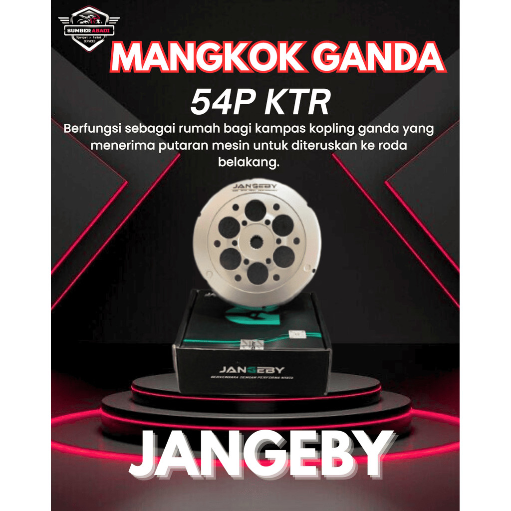 Jangeby ชามคู่ 54P KTR
