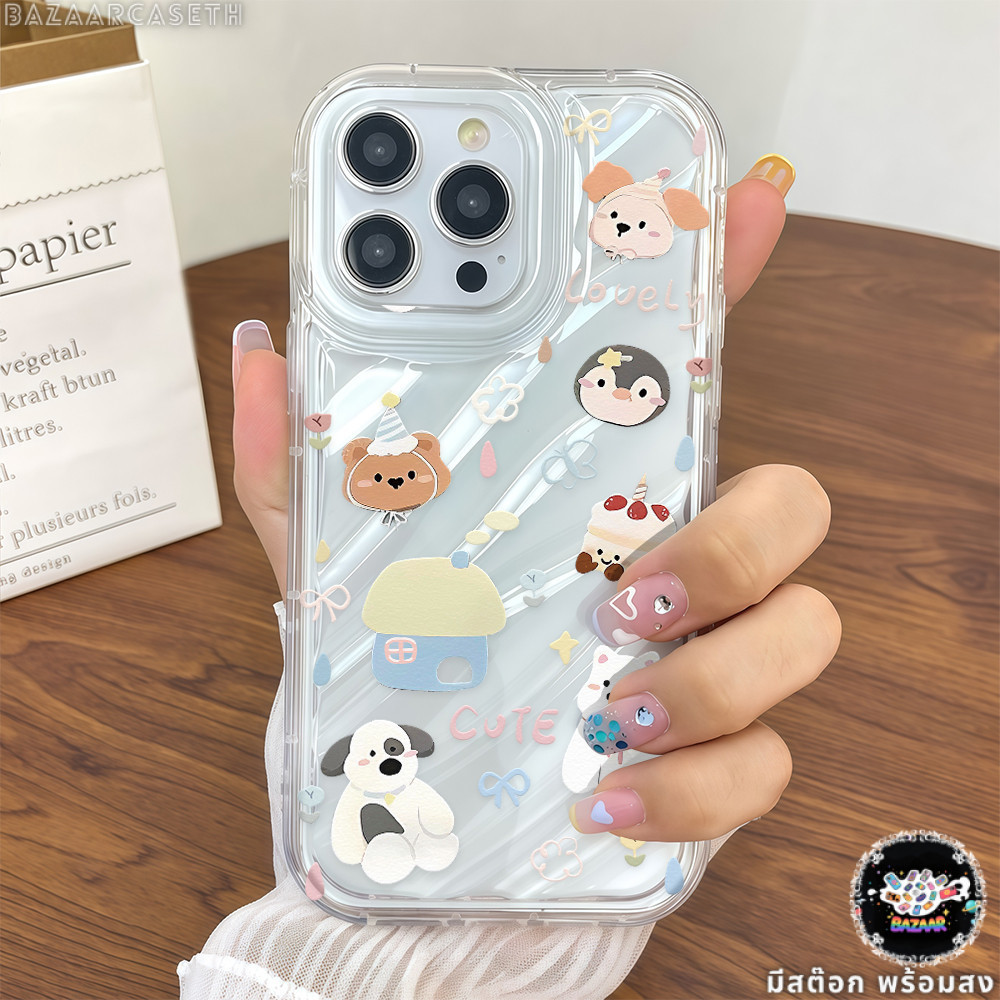 สต๊อกไทย เคสสำหรับไอโฟน17 การ์ตูน ลายแอนิมอล รูปที่ 4