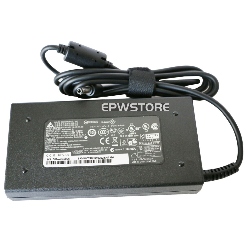 DELTA 19.5V 120W อะแดปเตอร์จ่ายไฟ AC สําหรับ MSI Cubi NUC 1M 1MG Mini Desktop PC