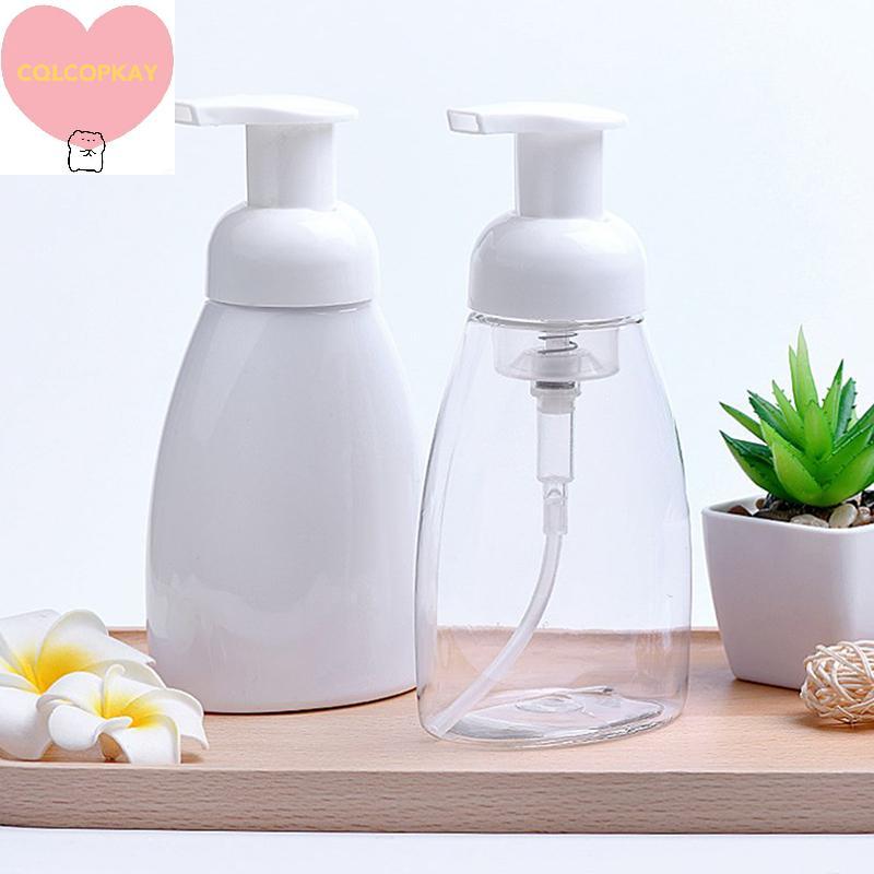 HANHAI 300ml ขวดพลาสติกโฟมปั๊มขวดทําความสะอาดเจลทําความสะอาดมือแชมพูตู้ทําสบู่ขวดของเหลว TH