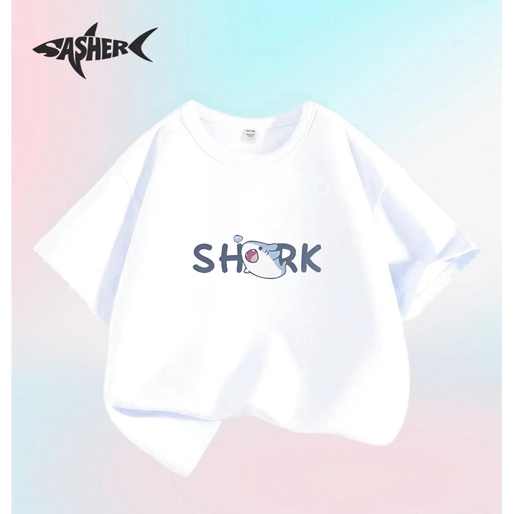 Hot Sale Baby Shark Q  Alphabet Kids T-shirt | Soft Cotton Comfortable Breathable Boys & Girls Toddl