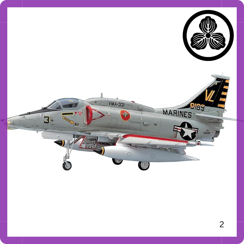 Hasegawa 1/48 US Marine Corps A-4M Skyhawk Plastic Model PT33