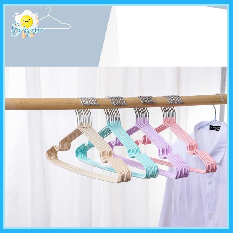 [Inthehot-t] ไม้แขวนเสื้อ Thi ในครัวเรือน Traceless Simple Coat Hanger โลหะผู้ใหญ่เด็กลื่น Notch Coat Hanger [ใหม่]