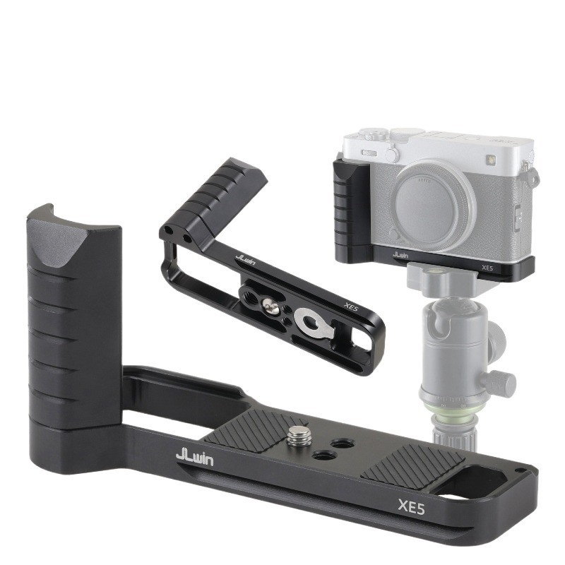 X-E5 L-Shape Hand Grip สําหรับ Fuji Fujifilm XE5 XE-5 Handgrip Handle ในตัว Quick Release แผ่นสําหรั