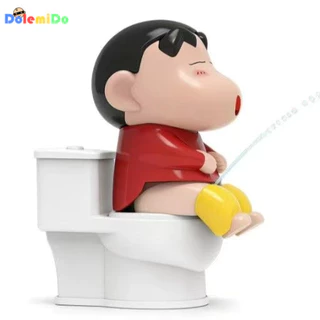 Creative สเปรย์น้ําห้องน้ํา Crayon Shin-Chan ตุ๊กตา Tricky ของเล่นตลก Decompression เครื่องประดับเดสก์ท็อปชุดนอน Crayon Shin-Chan มือ