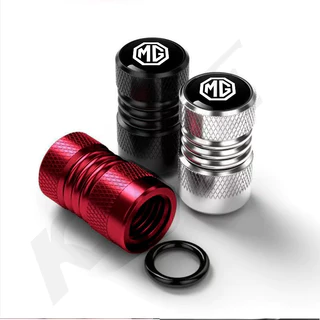 4pcs MG รถวาล์ว Caps Stem Case ครอบคลุมอลูมิเนียมล้อวาล์วฝุ่นหมวก Tyre Rim Stem สําหรับ MG3 MG5 MG6 MG7 EP Pluse MG TF ZR ZS ES HS GS Morris 3 อุปกรณ์เสริม
