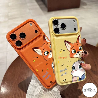 เคสโพรงใหญ่ ลับคู่นิคจูดี้ สัตว์น่ารัก สไตล์ฮิต สำหรับIPhone 17 15 16 13 11 AIR XR 12 14 Pro Max 7 16 14 15 8 Plus X SE