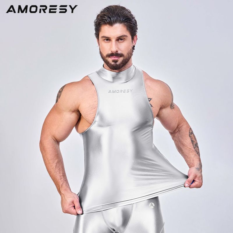 เสื้อกีฬา Hercules Series จาก AMORESY สำหรับผู้ชาย ออกแบบมาสำหรับการฝึกฝนอย่างหนัก ระบายอากาศได้ดี