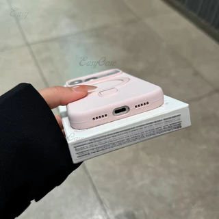 ซิลิโคนวงเล็บแม่เหล็กรวมปุ่มรวมทุกอย่างเคสของเหลวนุ่มสําหรับ ไอโฟน 17 16 15 14 โปรแม็กซ์ กันลื่นและป้องกันการตกกระแทกฝาหลัง