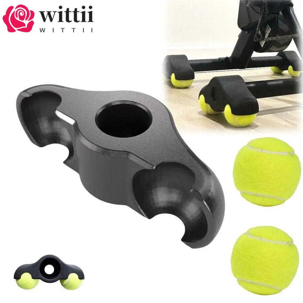 WITTII Bike Trainer Feet Pads ลูกเทนนิส Shock Absorbing ป้องกันพื้นขณะขี่จักรยานindoors สำหรับจักรยา