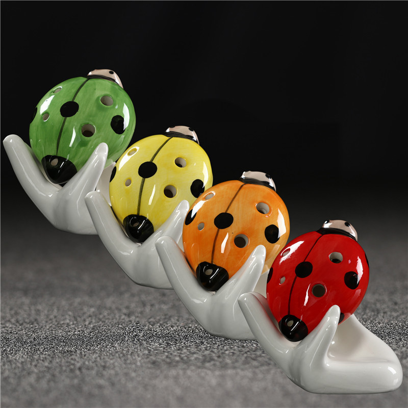 Beetle Ocarina หก 6 หลุม Ocarina C Key การ์ตูน Ocarina เซรามิค t ขนาดเล็ก Ocarina20251218