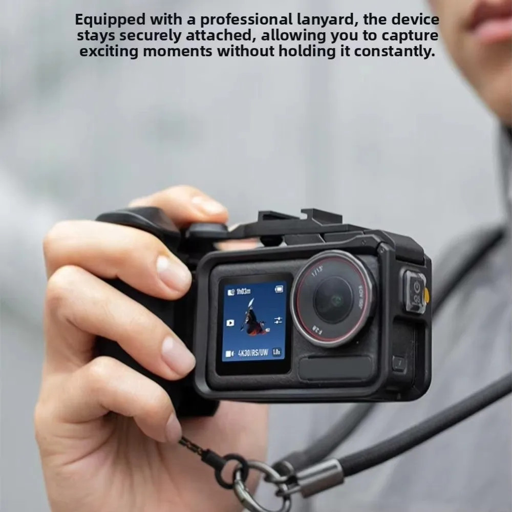 Quick Release Xplorer Grip Kit Handle ปุ่มชัตเตอร์พลาสติก Street Grip Holder น้ําหนักเบาสําหรับ DJI 