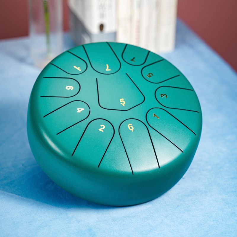 ใหม่ 10 นิ้ว 11 โทนเหล็กลิ้นกลอง Handpan Zen เสียง Handpan การทําสมาธิกลองเครื่องกระทบเครื่องมือ