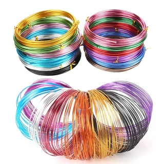 ลวดอลูมิเนียมขนาด 1-2.5 มม. ความยาว 3-10 เมตร สำหรับงานฝีมือและคราฟต์ DIY